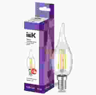 Купить Лампа LED CВ35 свеча на ветру 5Вт, 230В, 4000К, E14 серия 360°, IEK (Арт. LLF-CB35-5-230-40-E14-CL) 44,10 грн