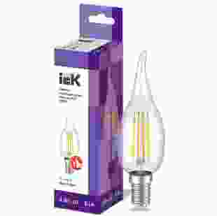 Купить Лампа LED CВ35 свеча на ветру 5Вт, 230В, 3000К, E14 серия 360°, IEK (Арт. LLF-CB35-5-230-30-E14-CL) 44,10 грн