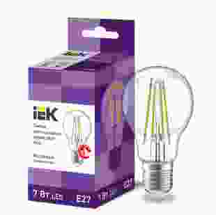 Купить Лампа LED A60 шар прозорачная 7Вт, 230В, 6500К, E27 серия 360°, IEK (Арт. LLF-A60-7-230-65-E27-CL) 58,20 грн