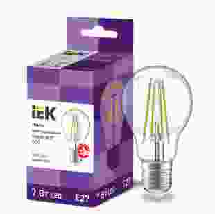 Купить Лампа LED A60 шар прозорачная 7Вт, 230В, 3000К, E27 серия 360°, IEK (Арт. LLF-A60-7-230-30-E27-CL) 58,20 грн