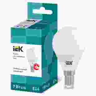 Лампа светодиодная ECO G45 шар 7Вт, 230В, 4000К, E14, IEK