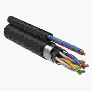 Купить ITK Кабель комбинированный F/UTP, кат.5Е 4х2х0,51мм solid, кабель питания 2х0,75мм, LDPE, 305м, черный (Арт. LC3-C5E04-379) 26,30 грн