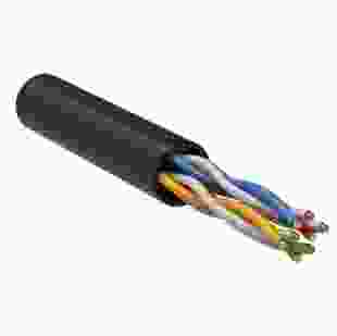 Купити ITK кабель зв'язку вита пара U/UTP кат.5E 4x2х24AWG LSZH чорний (305м) 4,30 грн