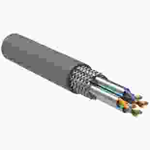 Купити ITK кабель зв'язку вита пара S/FTP, кат.6A 4x2х23(0,57мм)AWG solid, PVC, 305м, сірий 29,70 грн