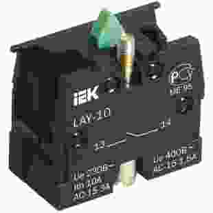 Купити Контактний блок 1з (1НВ) для серії LAY5 замикаючий IEK 27,70 грн