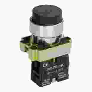 Купить Кнопка управления LAY5-BL21 без подсветки, черная, 1з, IEK (Арт. BBT70-BL-K02) 56,70 грн