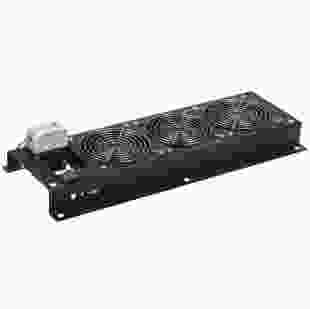 Купить Вентиляторная панель с выключателем и термостатом 3 модуля черная (Арт. FM05-32M) 1 418,10 грн