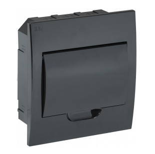 Купити KREPTA 3 Корпус пластиковий ЩРВ-П-8 IP41 чорний з чорними дверцятами IEK 206,46 грн