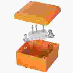 Купити Коробка відгалужуюча P30-P90, 100х100х50, серії FS, поліпропілен, з керамічною клемною колодкою 5х10мм², колір оранжевий