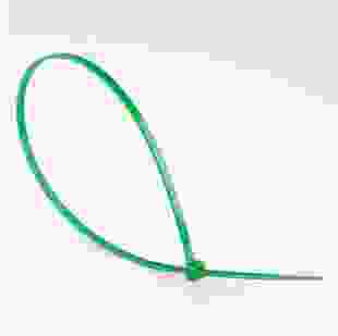 Стяжка кабельна (хомут) зелена 4х300 (3,6х300мм) (100шт)
