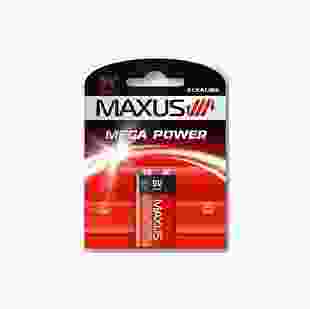 Купити Батарейка діоксид-марганцева, лужна прямокутної форми 9В Type 6LR61 MAXUS 9V-C1 65,86 грн