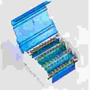 Шина нульова на Din-рейку в пластиковому корпусі 4х11 125А
