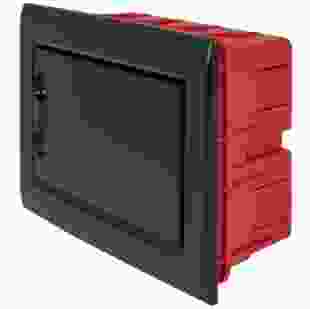Купити Корпус пластиковий на  8 модулів e.plbox.pro.w.08b.black вбудованний, чорний з непрозорими дверцятами IP40 647,40 грн