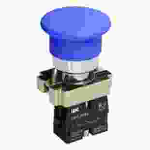 Купить Кнопка управления LAY5-BC61"Грибок" без подсветки, синяя, 1з, IEK (Арт. BBG70-BC-K07) 68,10 грн