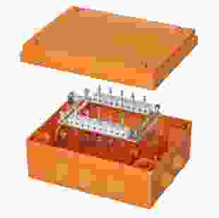 Купить Коробка ответвительная P30-P90, 150х110х70, с кабельными вводами 6х25 мм, серии FS, термопласт, с керамической клеммной колодкой 20х4мм², цвет оранжевый (Арт. FSB412004-DKC) 2 158,40 грн