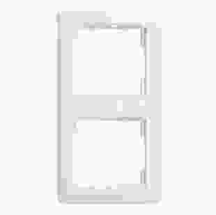 Купити РВ02-00-0-ББ Рамка вертикальна 2 пости серія BOLERO (білий) IEK 37,52 грн
