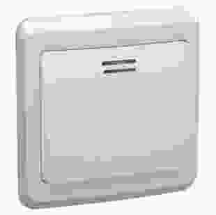 ВС10-1-1-ВБ Выключатель 1-клавишный  10А с индикацией ВЕГА (белый) IEK