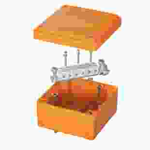 Купить Коробка ответвительная P30-P90, 100х100х50, серии FS, полипропилен, с керамической клеммной колодкой 6х4мм², цвет оранжевый (Арт. FSB10604-DKC) 439,00 грн