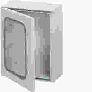 Купить Шкаф из полиэстера HAGER ORION Plus, IP65, прозрачная дверца, 350X300X160мм (Арт. FL254B) 4 762,00 грн