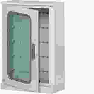 Шафа з поліестру з цоколем ORION Plus, IP65, прозорі двері, 600X600X300мм
