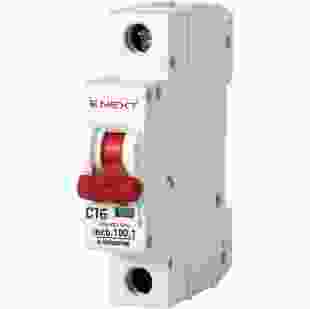 Купити Модульний автоматичний вимикач e.industrial.mcb.100.1.C16, 1 р, 16А, C, 10кА 130,16 грн
