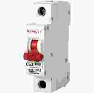 Купити Модульний автоматичний вимикач e.industrial.mcb.100.1.C63, 1 р, 63А, C, 10кА 114,90 грн