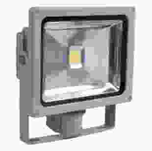 Прожектор СДО01-10Д(детектор)світлодіодний сірий чіп IP44 IEK