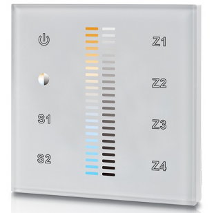 Пульт-панель LED контролера SR-2830B White (220VAC, CCT, 4 зони) (17174)