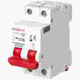 Купити Модульний автоматичний вимикач e.mcb.stand.60.2.C16, 2р, 16А, C, 6 кА 137,78 грн