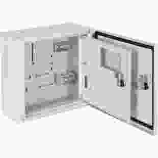 Купить Корпус учета металлический e.mbox.pro.n.f1.4z IP54 навесной, под 1-фазный счетчик, 4 модуля, с замком, с внутренней дверцей под опломбировку (Арт. s0100224) 1 310,10 грн