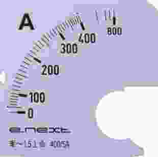 Шкала до амперметра щитового e.meter72.a400.scale АС 400А 72х72мм