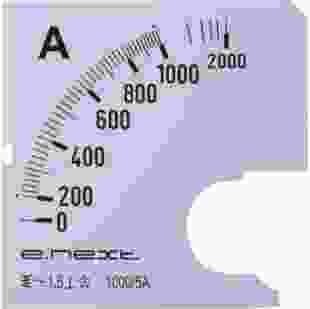 Купить Шкала щитового амперметра e.meter72.a1000.scale, АС 1000А, 72х72мм (Арт. s066008) 14,90 грн