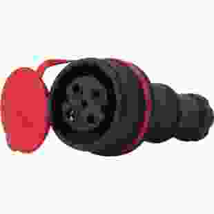 Купить Силовая розетка переносная с защитной крышкой, каучуковая e.socket.rubber.071.32, 4п., 32А (Арт. s9100033) 212,00 грн