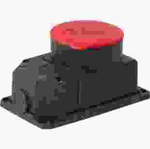 Купити Силова розетка стаціонарна з захисною кришкою каучукова e.socket.rubber.072.32, 4п., 32А 426,60 грн