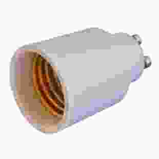 Купити Перехідник e.lamp adapter.GU10/Е27.white, з патрону GU10 на Е27, пластиковий 7,82 грн