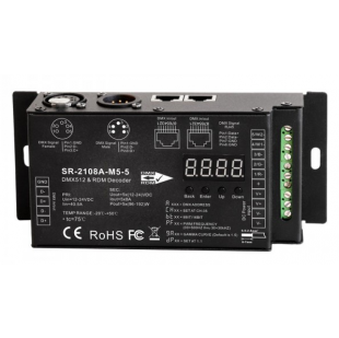 Купити SR-2108A-M5-5 DMX512 Decoder контролер-приймач (17564)