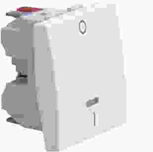 Купить Выключатель 2-полюсный со знаками І-0, с возможностью подсветки, 2М Systo белый, 10А/250В (Арт. WS009) 467,00 грн