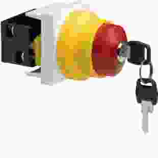 Купити Вимикач аварійного відключення з ключем 2М Systo жовто-червоний, 10А/250В 3 100,04 грн