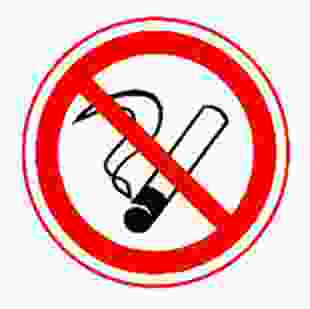 Купить Знак "Заборонено палити" 150*200 самоклейка 10,66 грн
