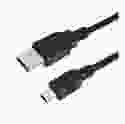 Купить Шнур micro USB (male) - USB-A (male) 1,8м черный GOLD с ферритами, REXANT (Арт. 18-1164-1) 55,30 грн