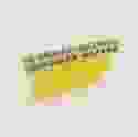 Шина нульова на ізоляторі на Din-рейку CD 8х12/12, жовтий