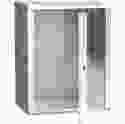 ITK Шафа настінна 19" LINEA W, 15U, 600x450 мм, скляні передні двері, сіра