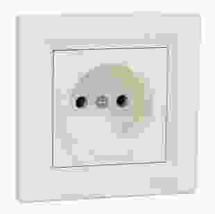 Купити Розетка без заземлюючого контакта, крем, Asfora 151,20 грн