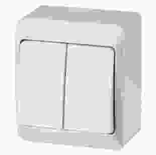 Купить Выключатель 2-клавишный Hermes, IP44 (Арт. 0332-02) 82,70 грн