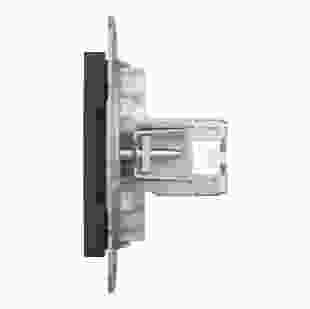 Купити Розетка комп'ютерна RJ45 кат.5е UTP, антрацит, Asfora 376,90 грн