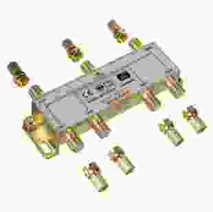 Купити Сплітер 6-WAY Splitter Silver (+ 7 F-роз'ємів), REXANT 320,00 грн