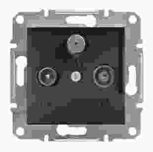 Купити Розетка TV-R-SAT прохідна (4 дБ), антрацит, Asfora 747,30 грн