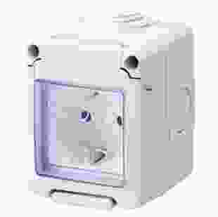 Купити Розетка в зборі 27 COMBI SYSTEM 2P+E 16A IP55 сірий GEWISS 433,10 грн