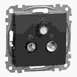 Купити TV/SAT/R socket, Sedna Design & Elements, male IEC, female IEC, terminal, 4dB, PRO, anthracite 1 071,90 грн