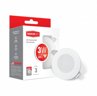 Купити Світильник світлодіодний SDL 3W 3000K 162,00 грн